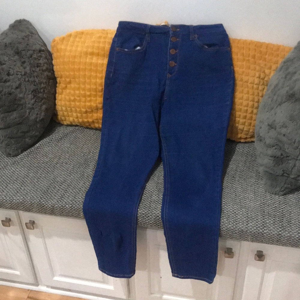 W Blue jeans